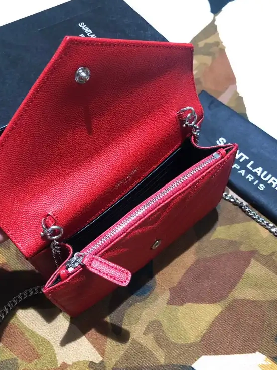 WALLET CHAIN YSL MATELASSÉ CASSANDRE 0707